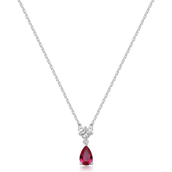 Collier Brosway Femme FANCY - PASSION RUBY in Argent FPR111 - FPR111